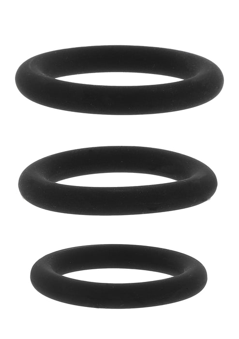 Lot de 3 Cockrings Stamstart Noirs