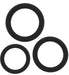 Lot de 3 Cockrings Stamstart Noirs
