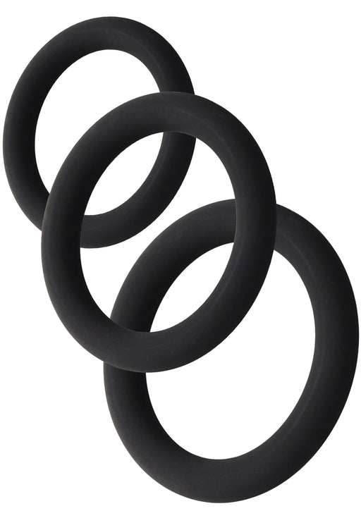 Lot de 3 Cockrings Stamstart Noirs