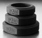Lot de 3 Cockrings Tom Of Finland Noirs