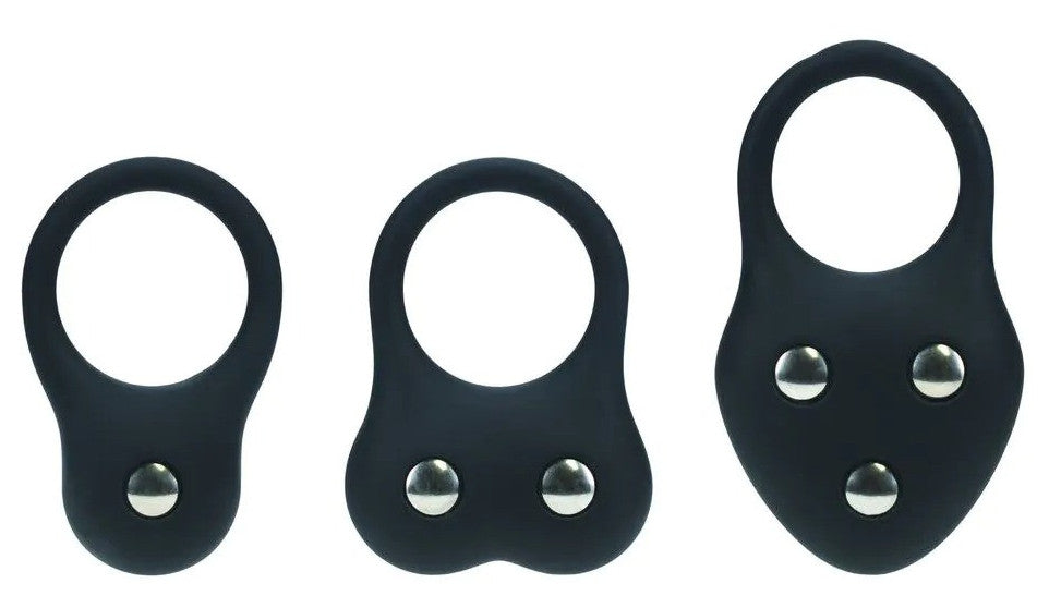 Lot de 3 Cockrings Training Ring 40-110gr