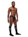 Lot de 3 Jockstraps Mister B TORONTO Blanc-Noir-Rouge