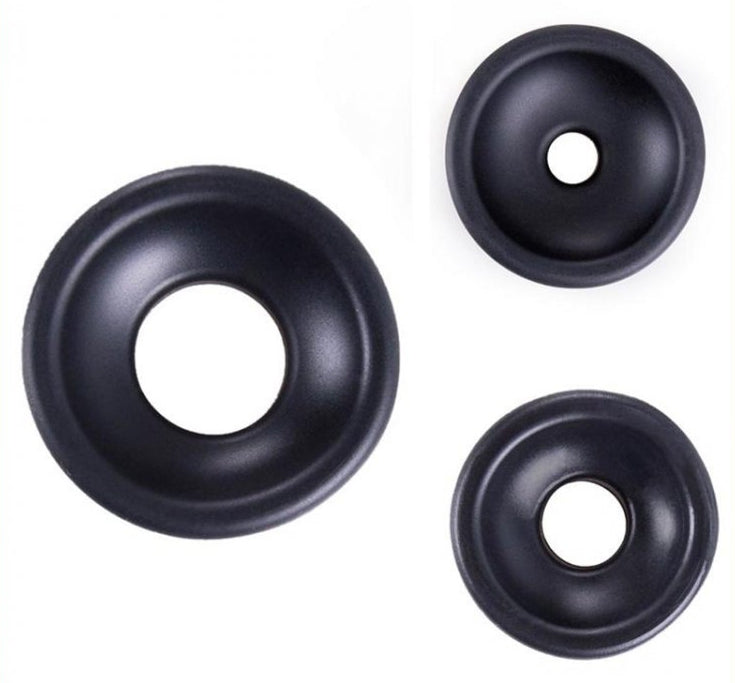 Lot de 3 manchons souples pour pompe de pénis 60mm