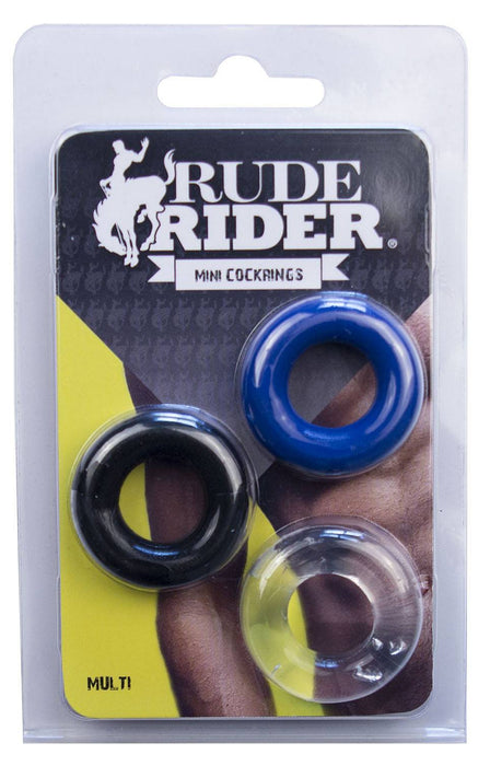 Lot de 3 mini cockrings Donut