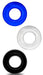 Lot de 3 Mini Cockrings étirables Dondick 16mm