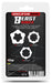Lot de 3 Mini cockrings souples Beaded Set Transparents