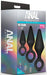 Lot de 3 Plugs Anal Adventures Loop plug
