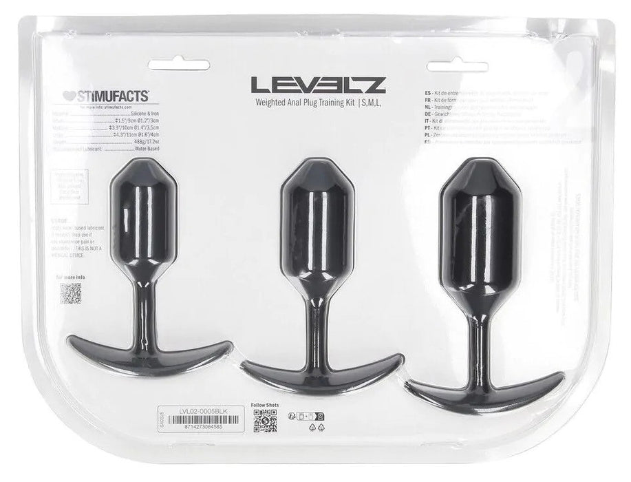 Lot de 3 Plugs lestés Weighty