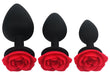 Lot de 3 Plugs silicone Roseburd