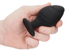 Lot de 3 plugs Swirled Silicone