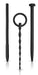 Lot de 3 Tiges Knot Nail Diamètre 7mm