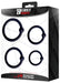 Lot de 4 Anneaux de gland Updick 25-34 mm Noirs
