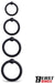 Lot de 4 Anneaux de gland Updick 25-34 mm Noirs