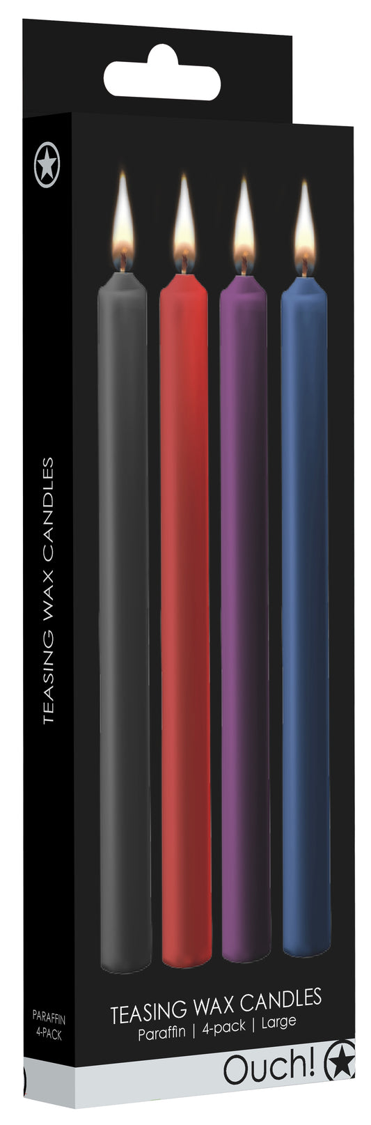 Lot de 4 bougies SM Teasing Wax Multicolore
