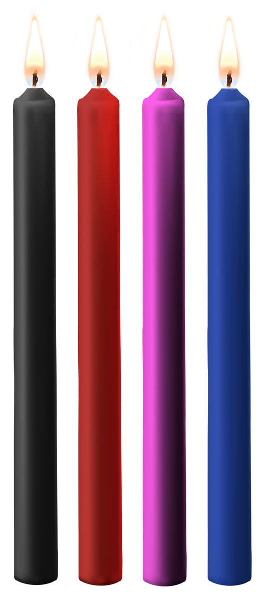 Lot de 4 bougies SM Teasing Wax Multicolore
