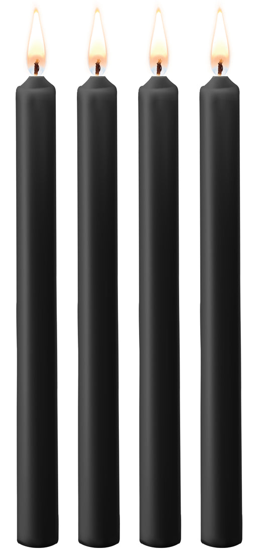 Lot de 4 bougies SM Teasing Wax Noire