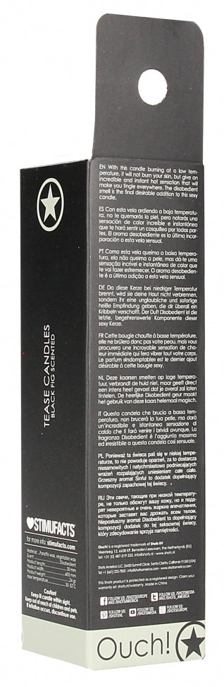 Lot de 4 Bougies Tease Candle Figue noire 24g