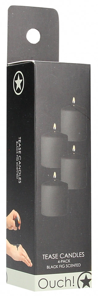 Lot de 4 Bougies Tease Candle Figue noire 24g