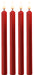 Lot de 4 Bougies Teasing Wax Rouge