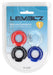 Lot de 4 Cockrings CockFlex 17 mm Multicolores