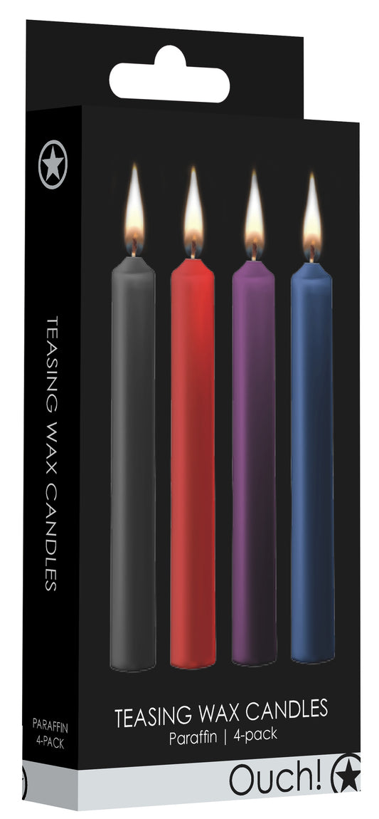 Lot de 4 mini bougies SM Wax Multicolore
