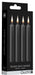 Lot de 4 mini bougies SM Wax Noire