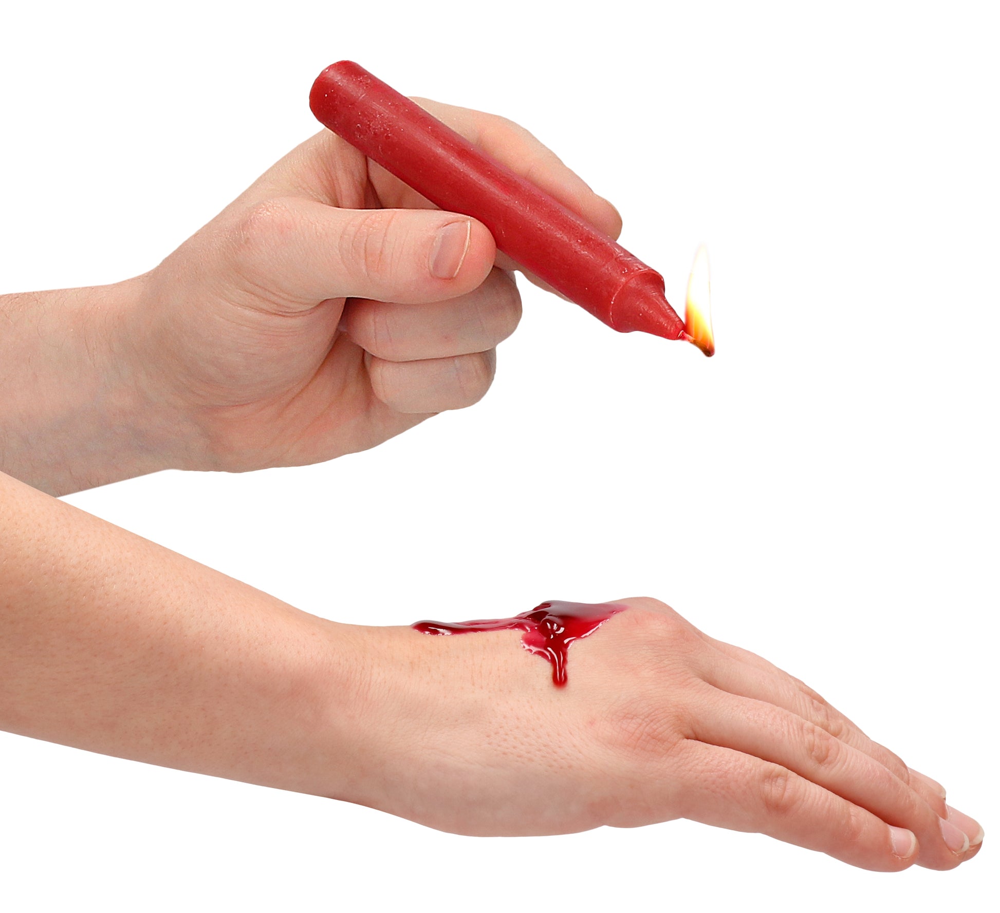 Lot de 4 Mini bougies SM Wax Rouge