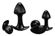 Lot de 4 Plugs Mushrass Noirs