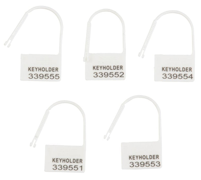 Lot de 5 Cadenas Lock Numérotés Blanc