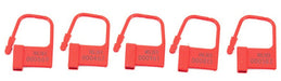 Lot de 5 Cadenas Lock Numérotés Rouge