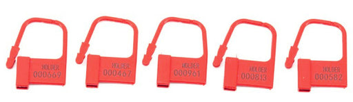 Lot de 5 Cadenas Lock Numérotés Rouge