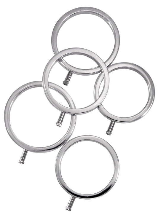 Lot de 5 Cockrings Électro ElectraRings Electrastim