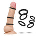 Lot de 6 Cockrings en silicone Stay Strong