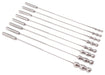 Lot de 8 tiges d'urètre Dilator Beads 28cm - Diamètre de 7 à 14mm