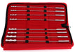 Lot de 8 tiges d'urètre Dilator Beads 28cm - Diamètre de 7 à 14mm