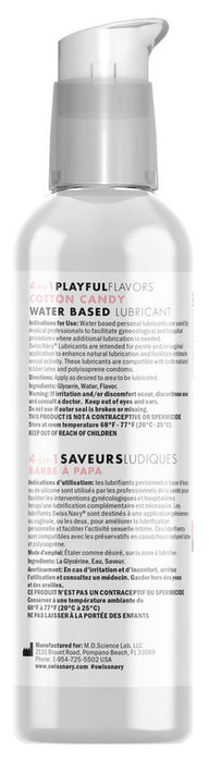 Lubrifiant 4 en 1 Playful Flavors 118ml Barbe à papa