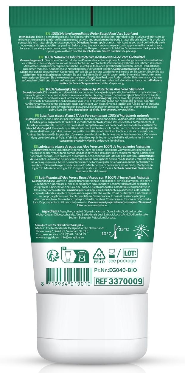 Lubrifiant Aloe Vera Bio Easyglide 100ml