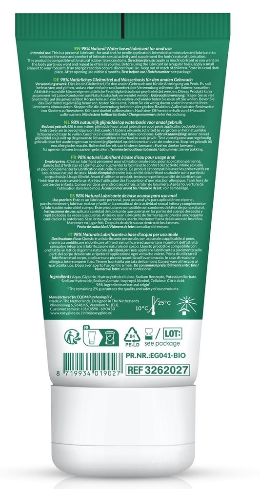 Lubrifiant anal Bio Easyglide 100ml