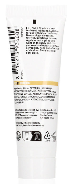 Lubrifiant relaxant Fist It Numbing 24ml