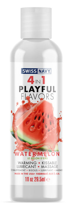 Lubrifiant Aromatisé 4-en-1 Playful Flavors Pastèque 29.5ml
