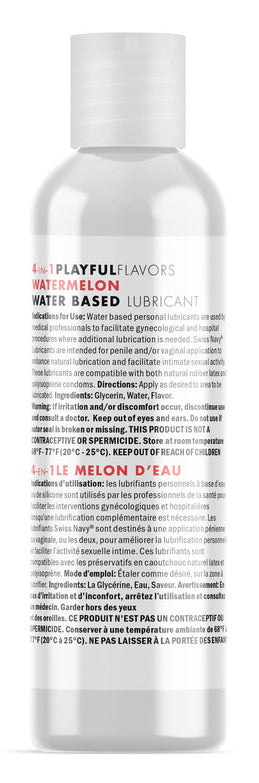 Lubrifiant Aromatisé 4-en-1 Playful Flavors Pastèque 29.5ml