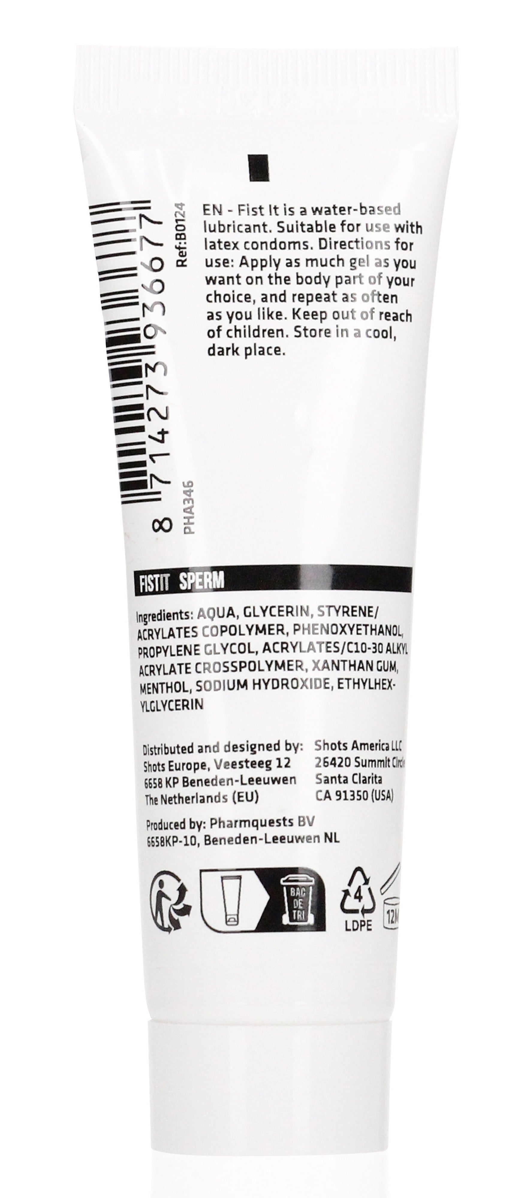 Lubrifiant Aspect Sperme Fist It 25ml