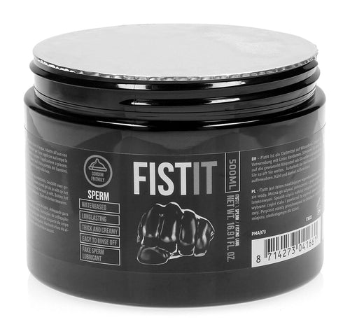 Lubrifiant Aspect Sperme Fist It 500 ml - Pot noir