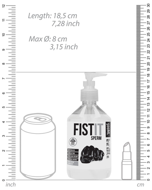 Lubrifiant Aspect Sperme Fist It - Bouteille Pompe 500ml