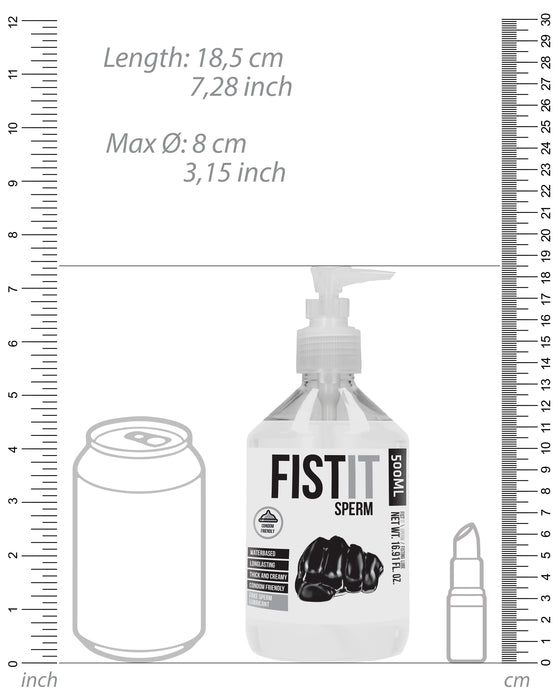 Lubrifiant Aspect Sperme Fist It - Bouteille Pompe 500ml