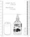 Lubrifiant Aspect Sperme Fist It - Bouteille Pompe 500ml