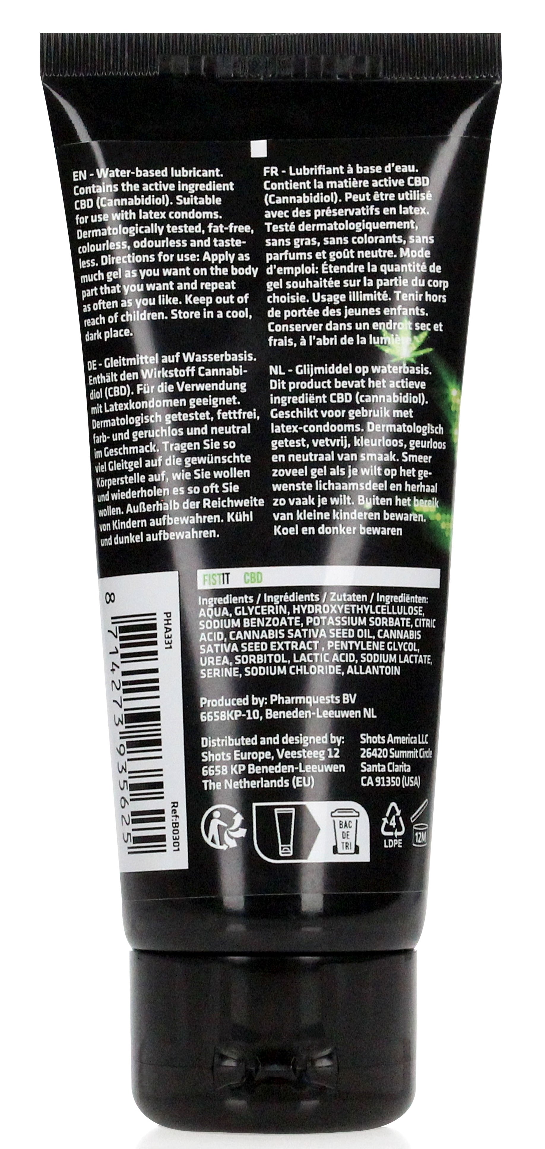 Lubrifiant Cbd Fist It 100ml
