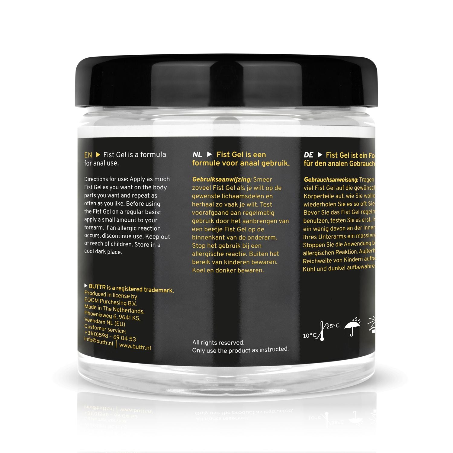 Lubrifiant Eau Buttr Fist Gel 500ml