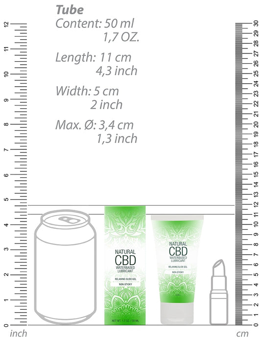 Lubrifiant Eau Natural CBD 50ml