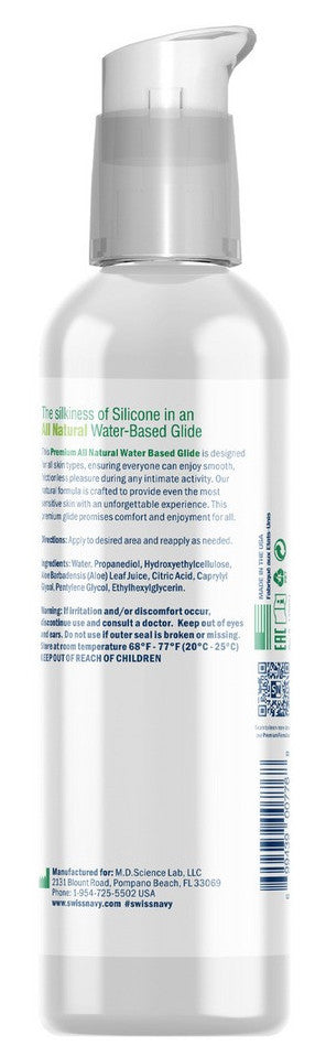 Lubrifiant Eau Natural Swiss Navy 118 ml